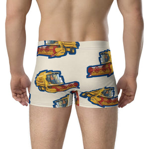 Furrow & Fields Boxer Briefs New Holland TX66 Big Print Boxer Briefs – Cream Quality Farmers Merch