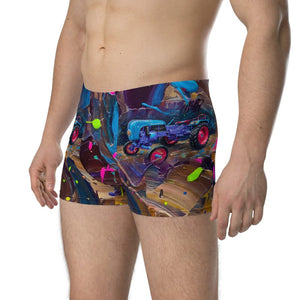 Furrow & Fields Boxer Briefs Porsche Diesel A111 Splash Art | Boxer Briefs Quality Farmers Merch