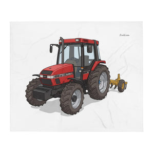 Furrow & Fields Case IH 4240 XL Pro Illustration | Throw Blanket Quality Farmers Merch