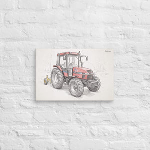 Furrow & Fields Case IH 4240 XL Pro Pencil Sketch | Canvas Quality Farmers Merch