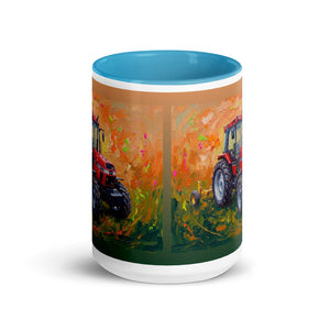 Furrow & Fields Case IH 4240 XL Pro Splash Art | 15 oz Mug with Color Inside Quality Farmers Merch