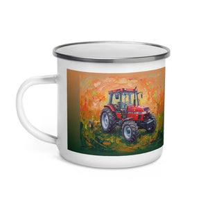 Furrow & Fields Case IH 4240 XL Pro Splash Art | Enamel Mug Quality Farmers Merch