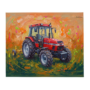 Furrow & Fields Case IH 4240 XL Pro Splash Art | Throw Blanket Quality Farmers Merch