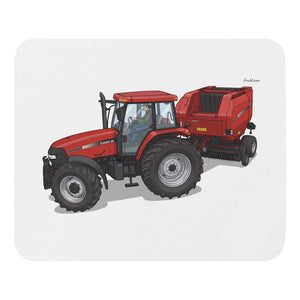 Furrow & Fields Case IH Maxxum MXM130 Illustration | Mouse Mat Quality Farmers Merch