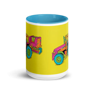 Furrow & Fields Case IH Maxxum MXM130 Pop Art | 15 oz Mug with Color Inside Quality Farmers Merch