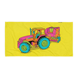 Furrow & Fields Case IH Maxxum MXM130 Pop Art | Beach Towel Quality Farmers Merch