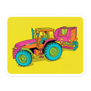 Furrow & Fields Case IH Maxxum MXM130 Pop Art | Bubble-free stickers Quality Farmers Merch
