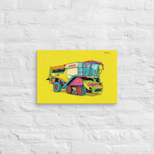 Furrow & Fields CLAAS Lexion 8600 TerraTrac Pop Art | Canvas Quality Farmers Merch