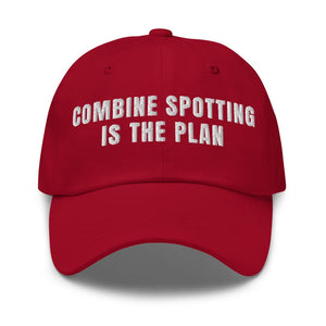 Furrow & Fields Cranberry Combine Spotting Is the Plan | Classic Dad Hat Quality Farmers Merch