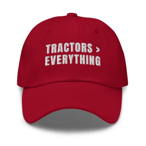 Furrow & Fields Cranberry Tractors > Everything | Classic Dad Hat Quality Farmers Merch