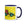 Furrow & Fields Dark Blue / 11 oz JCB TM420 Pop Art | Mug with Color Inside Quality Farmers Merch