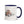 Furrow & Fields Dark Blue / 11 oz Massey Ferguson 1200 Pencil Sketch | Mug with Color Inside Quality Farmers Merch