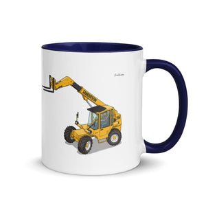Furrow & Fields Dark Blue / 11 oz Sanderson 726 Teleporter | Mug with Color Inside Quality Farmers Merch
