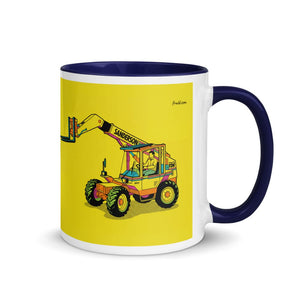 Furrow & Fields Dark Blue / 11 oz Sanderson 726 Teleporter Pop Art | Mug with Color Inside Quality Farmers Merch