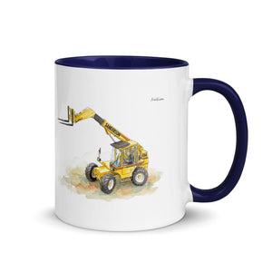Furrow & Fields Dark Blue / 11 oz Sanderson 726 Teleporter Watercolor | Mug with Color Inside Quality Farmers Merch
