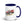 Furrow & Fields Dark Blue Case IH Maxxum MXM130 Watercolor | 15 oz Mug with Color Inside Quality Farmers Merch