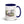 Furrow & Fields Dark Blue CLAAS Lexion 8600 TerraTrac Pencil Sketch | 15 oz Mug with Color Inside Quality Farmers Merch