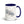 Furrow & Fields Dark Blue Ford 7600 Pencil Sketch | 15 oz Mug with Color Inside Quality Farmers Merch