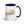 Furrow & Fields Dark Blue JCB 3C II Pencil Sketch | 15 oz Mug with Color Inside Quality Farmers Merch