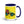 Furrow & Fields Dark Blue JCB TM420 Pop Art | 15 oz Mug with Color Inside Quality Farmers Merch