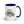 Furrow & Fields Dark Blue John Deere 4350 Pencil Sketch | 15 oz Mug with Color Inside Quality Farmers Merch