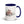 Furrow & Fields Dark Blue Massey Ferguson 1200 Pencil Sketch | 15 oz Mug with Color Inside Quality Farmers Merch