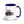 Furrow & Fields Dark Blue Massey Ferguson 6255 Illustration | 15 oz Mug with Color Inside Quality Farmers Merch