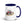 Furrow & Fields Dark Blue Massey Ferguson 6255 Watercolor | 15 oz Mug with Color Inside Quality Farmers Merch