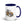 Furrow & Fields Dark Blue Renault 145.14 TX Watercolor | 15 oz Mug with Color Inside Quality Farmers Merch