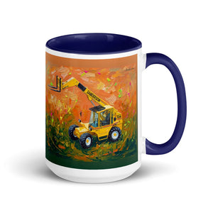 Furrow & Fields Dark Blue Sanderson 726 Teleporter Splash Art | 15 oz Mug with Color Inside Quality Farmers Merch