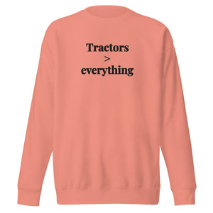 Furrow & Fields Dusty Rose / S Tractors > Everything | Unisex Premium Sweatshirt Quality Farmers Merch