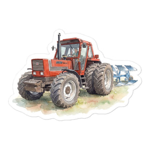 Furrow & Fields Fiat 1880 Watercolor | Bubble-free stickers Quality Farmers Merch