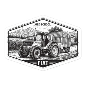 Furrow & Fields FIATAGRI F130 OLD SCHOOL FIAT Moose | Bubble-free stickers Quality Farmers Merch
