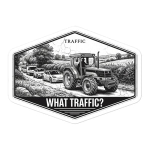 Furrow & Fields FIATAGRI F140 TRAFFIC WHAT TRAFFIC? Moose | Bubble-free stickers Quality Farmers Merch