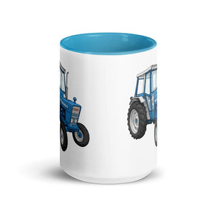 Furrow & Fields Ford 4600 Illustration | 15 oz Mug with Color Inside Quality Farmers Merch