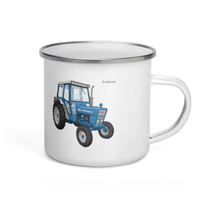 Furrow & Fields Ford 4600 Illustration | Enamel Mug Quality Farmers Merch