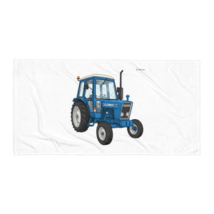 Furrow & Fields Ford 4600 Illustration (Front) | Beach Towel Quality Farmers Merch