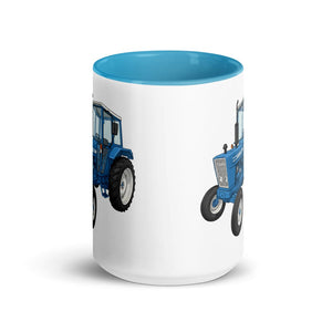Furrow & Fields Ford 4600 Illustration (Side) | 15 oz Mug with Color Inside Quality Farmers Merch