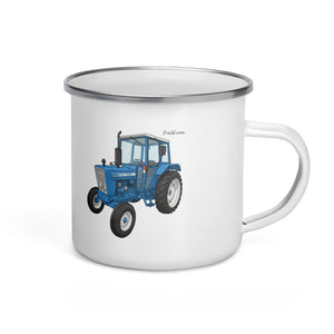 Furrow & Fields Ford 4600 Illustration (Side) | Enamel Mug Quality Farmers Merch