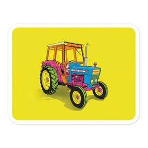 Furrow & Fields Ford 4600 Pop Art | Bubble-free stickers Quality Farmers Merch