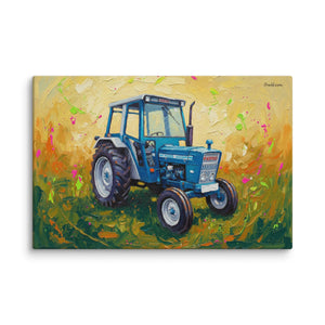 Furrow & Fields Ford 4600 Splash Art | Canvas Quality Farmers Merch