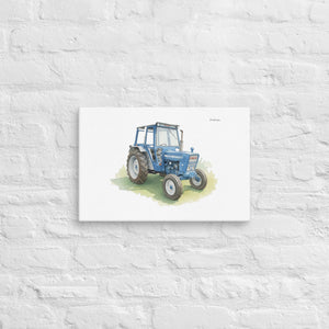 Furrow & Fields Ford 4600 Watercolor | Canvas Quality Farmers Merch