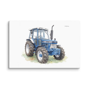 Furrow & Fields Ford 5610 Force II Watercolor | Canvas Quality Farmers Merch