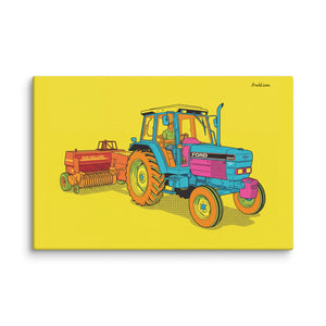 Furrow & Fields Ford 6640 SLE Pop Art | Canvas Quality Farmers Merch