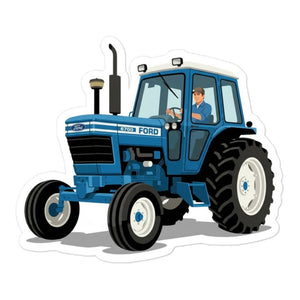 Furrow & Fields Ford 6700 | Bubble-free stickers Quality Farmers Merch
