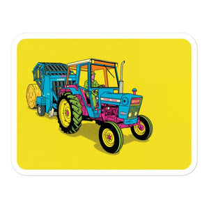 Furrow & Fields Ford 7600 Pop Art | Bubble-free stickers Quality Farmers Merch