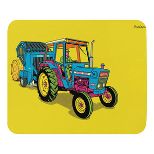Furrow & Fields Ford 7600 Pop Art | Mouse Mat Quality Farmers Merch