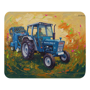 Furrow & Fields Ford 7600 Splash Art | Mouse Mat Quality Farmers Merch
