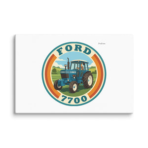 Furrow & Fields Ford 7700 Retro Badge | Canvas Quality Farmers Merch
