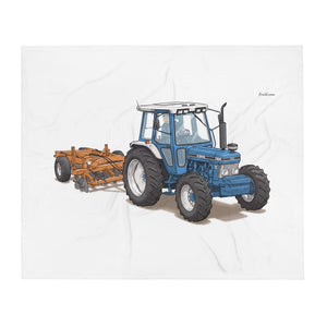 Furrow & Fields Ford 7810 Generation III | Throw Blanket Quality Farmers Merch
